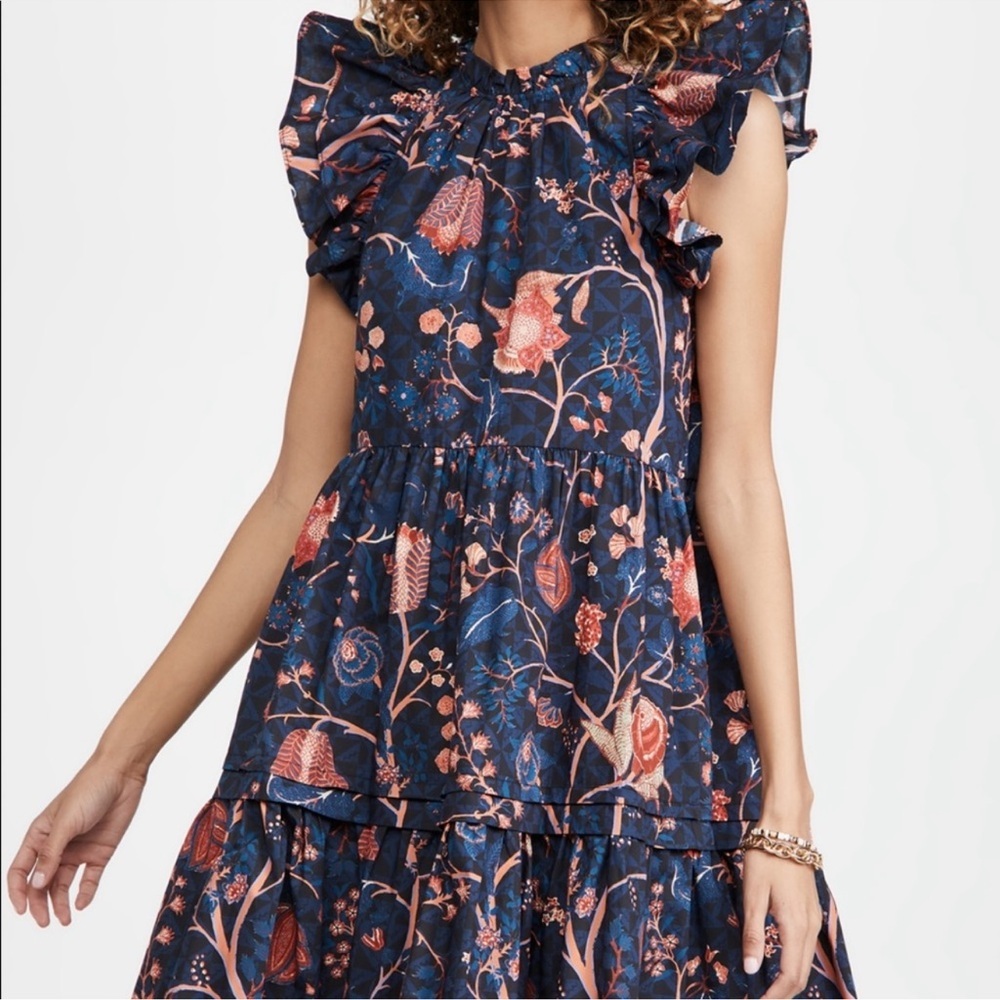 EUC Ulla Johnson Eden Ruffle dress 6 - Picture 7 of 16